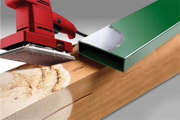  Schleifstreifen gelocht, 93 x 185 mm, K40, 5 St.