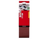 Schleifbänder Korund, 75 x 533 mm K100, 3 St.