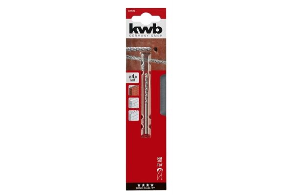 KWB Steinbohrer HM, ISO 5468, Ø 4 x 150 mm