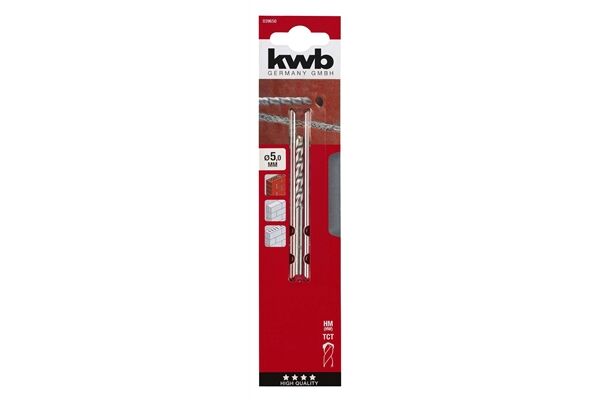 KWB Steinbohrer HM, ISO 5468, Ø 5 x 150 mm