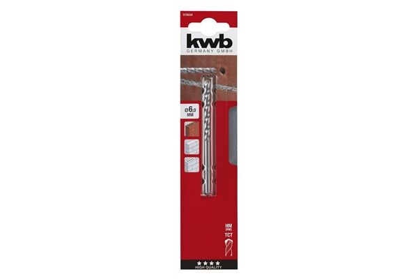 KWB Steinbohrer HM, ISO 5468, Ø 6 x 150 mm
