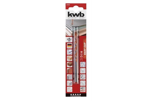 KWB Allzweckbohrer HM, EASY CUT, Ø 8 mm