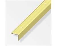 Alu Treppenprofil 25x20 mm, 1 m (messing)