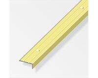 Alu Abschlussprofil 25x10 mm, 1 m (messing)