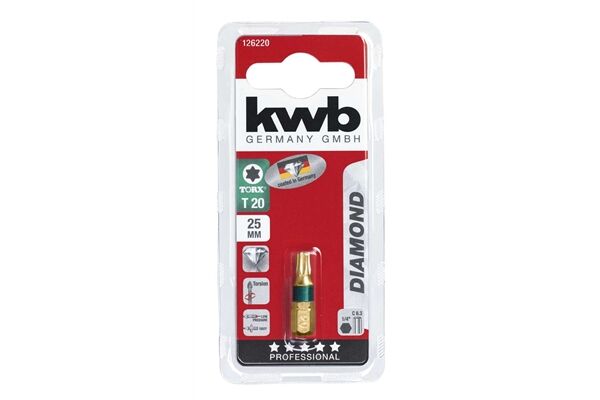  Bit, Diamant, 25 mm, Torx 20