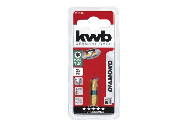  Bit, Diamant, 25 mm, Torx 40