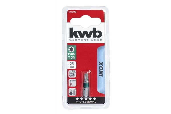  Bit, Inox, 25 mm, Torx 20