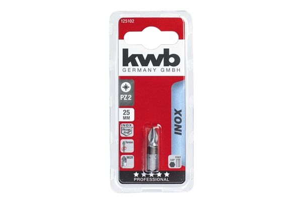  Bit, Inox, 25 mm, PZ 2