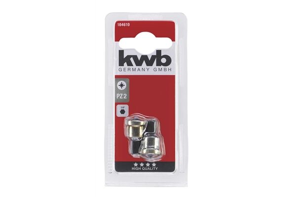 KWB Rigips-Schrauberbit-Set, 25 mm, PZ 2, 2-tlg.