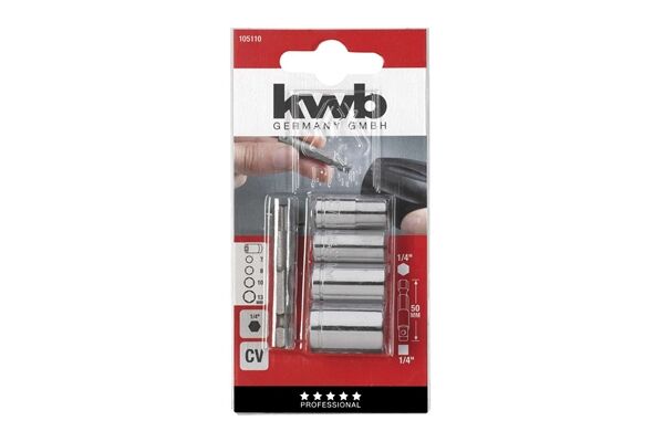 KWB Steckschlüsselsatz, 5-tlg.