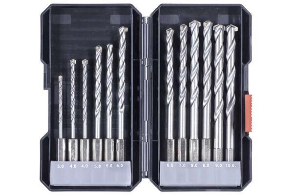 KWB Steinbohrer Set, Ø 3 - 10 mm 12-tlg.