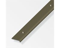 Alu Abschlussprofil 25x6 mm, 1 m (bronze)