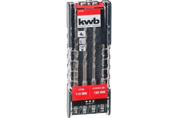 KWB SDS-Hammerbohrer-Set, 4-tlg.