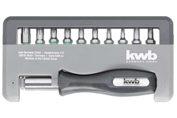  Handy Bitbox-Set, TQ 60 Stahl, Torx, 12-tlg.