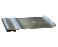Halfter Dachbleche Alu-Natur, 55 x 30 x 4 mm 10 St