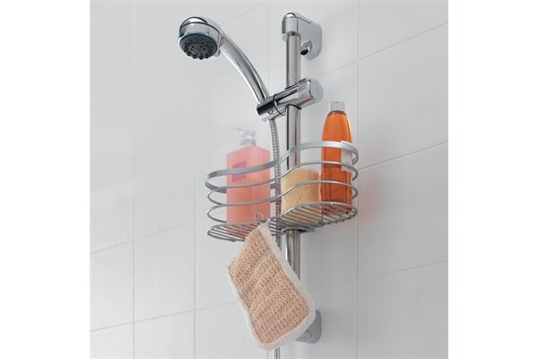  Viva Duschenablage, Polytherm, metallic