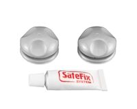 Viva Safe Fix Haken, Kunststoff (silber)