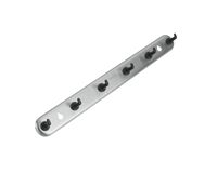 Imperial, Hängeleiste, 6 Haken, Edelstahl, (inox)