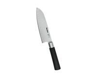 Asia Line Santoku Küchenmesser, Edelstahl/PP (inox/schwarz)