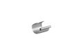  Rinnenverbinder Alu-Natur Halbrund klebbar, 80 mm