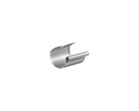Rinnenverbinder Alu-Natur Halbrund klebbar, 100 mm