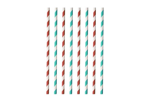  Trinkhalme, Papier, 40 St.