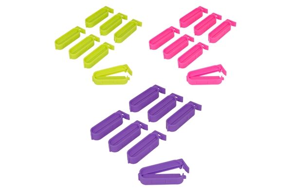  Beutelclips kurz, Kunststoff, 7 St.