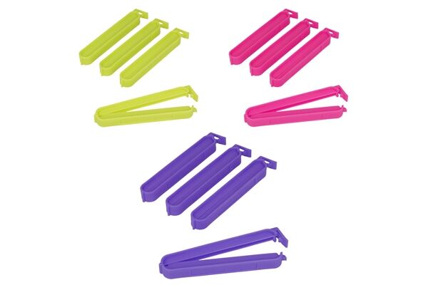  Beutelclips lang, Kunststoff, 4 St.