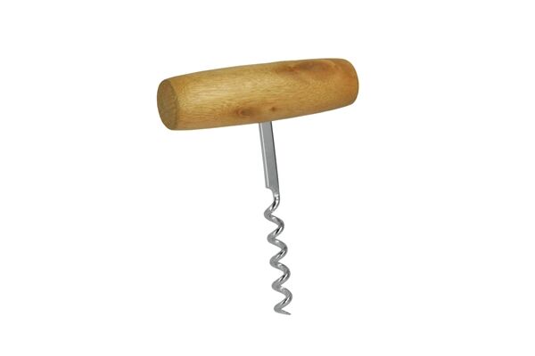  Stangenkorkenzieher mit Holzgriff