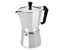 Espressozubereiter für 6 Tassen, Aluguss