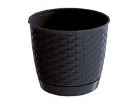 PROSPERPLAST Blumentopf Ratolla Round, Ø 30 cm (anthrazit)