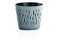 PROSPERPLAST Blumentopf Sandy Round, Ø 18,9 cm (steingrau)