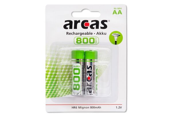  Mignon-Batterie 2er Blister 1,2V AA/HR6 800mAh