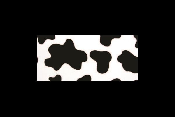 Kaiman Klebefolie 0,1 mm, PVC, 200 cm x 45 cm, Kuhmuster