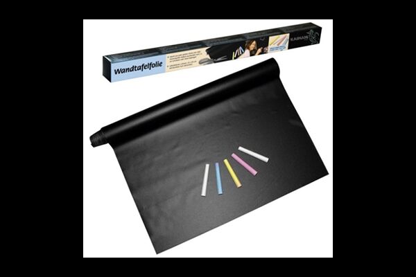 Kaiman Tafelfolie mit Kreide, 45 cm x 200 cm, PVC