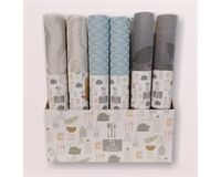 Kaiman Platzsets, PVC, 44 cm x 30 cm, gerollt