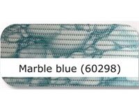 Kaiman Bad Set Marble mit Ausschnitt (blau)