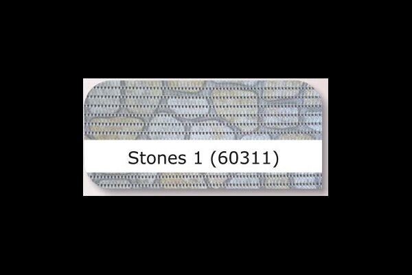 Kaiman Bad Set Stones mit Ausschnitt