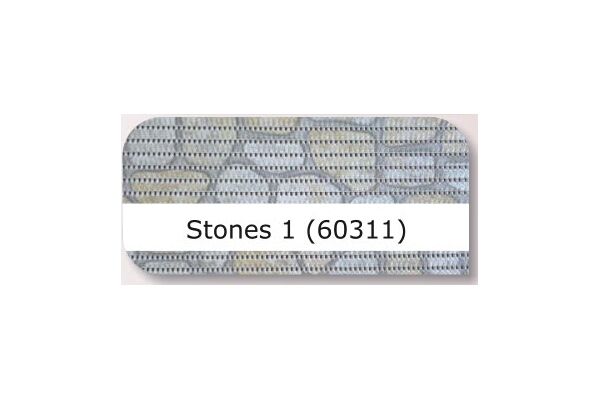 Kaiman Bad Set Stones mit Ausschnitt