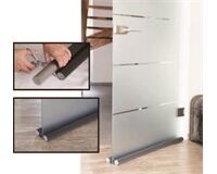 Kaiman Zugluftstopper, PU, 96 cm (grau)