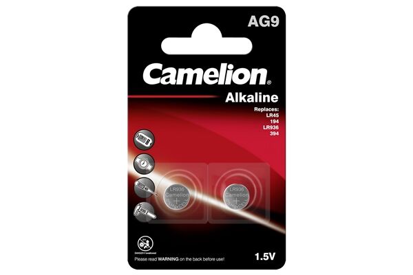  Knopfzellen-Batterie 2er Blister 1,5V AG9