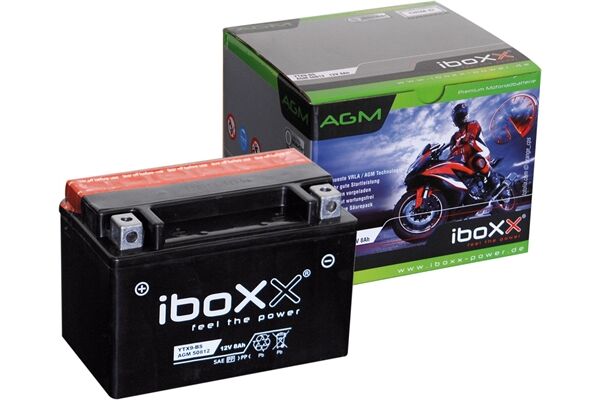  AGM Motorradbatterie 12V / 8Ah / 135 A /