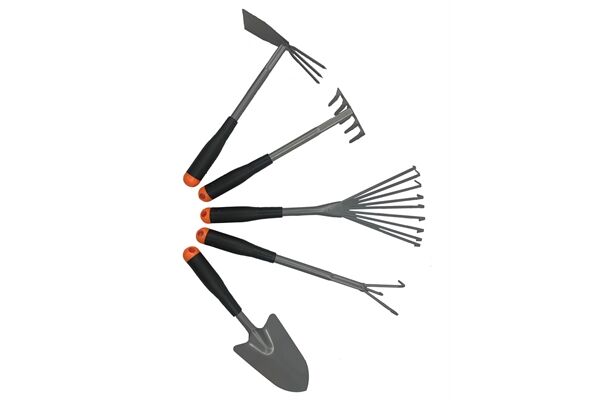  5 tlg. Kleingeräte-Set, Kunststoffgriff