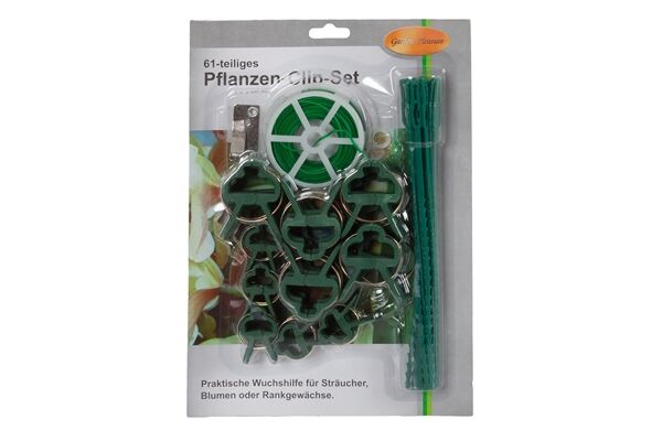  61 tlg. Pflanzen-Clip Set