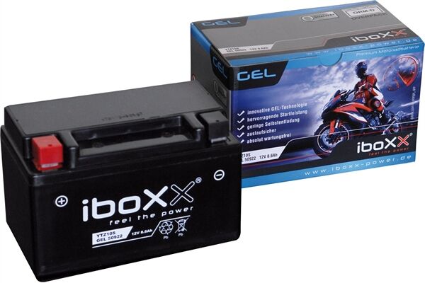  GEL Motorradbatterie 12V / 8,6Ah / 190A /