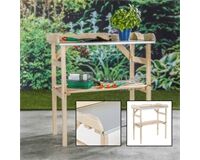 Gartenpflanztisch FSC, 82 x 38 x 78 cm (natur)