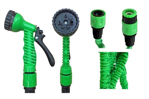  Flexibler Gartenschlauch, 10 m auf 30 m