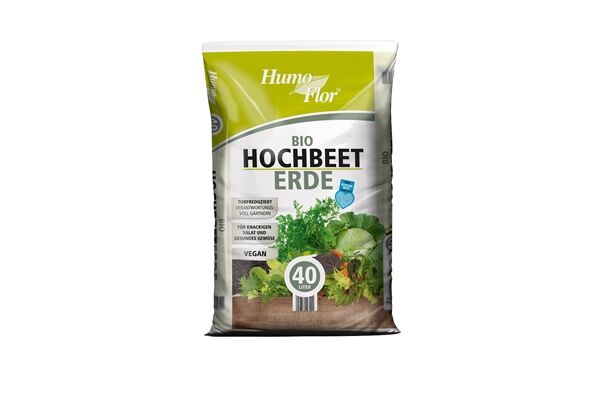 Humoflor Bio Hochbeeterde Vegan , torfreduziert