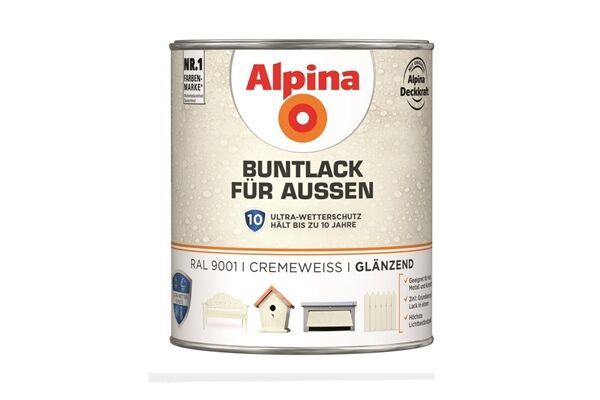 Alpina Buntlack für Außen, glänzend, 750 ml