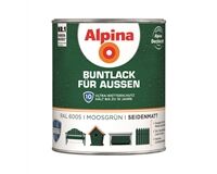 Alpina Buntlack für Außen, seidenmatt, 750 ml (moosgrün)